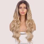 Front Lace Blonde Golvende Ombre Pruik Haar Dames Vrouwen, Verzenden, Nieuw, Pruik of Haarverlenging