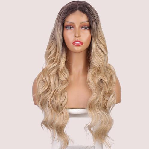 Front Lace Blonde Golvende Ombre Pruik Haar Dames Vrouwen, Sieraden, Tassen en Uiterlijk, Uiterlijk | Haarverzorging, Nieuw, Pruik of Haarverlenging