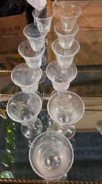 Vintage La Verrerie de Biot glazen wijnglazen waterglas