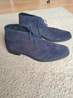44 pierre cardin veterschoenen blauw suède leer, Ophalen of Verzenden, Zo goed als nieuw, Blauw