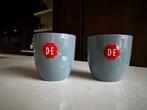 2 Douwe Egberts mokken, Huis en Inrichting, Keuken | Servies, Ophalen of Verzenden, Zo goed als nieuw, Overige stijlen, Kop(pen) en/of Schotel(s)