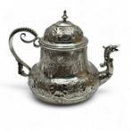 18e eeuws Gronings zilveren trekpotje, Antiek en Kunst, Antiek | Goud en Zilver, Ophalen of Verzenden, Zilver