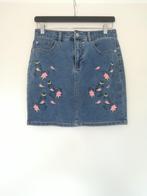 Only Jeans Rok met Bloemen maat 36, Kleding | Dames, Rokken, Only, Blauw, Ophalen of Verzenden, Zo goed als nieuw