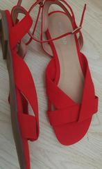 Maat 38 comfortabel rood sandalen, Nieuw, Rood, Sandalen of Muiltjes, Ophalen of Verzenden
