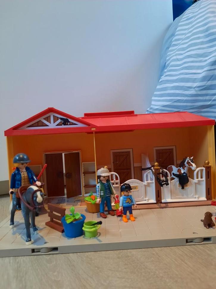Playmobil Paardenstal 5671 - Complete Set, Kinderen en Baby's, Speelgoed | Playmobil, Zo goed als nieuw, Complete set, Ophalen of Verzenden