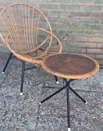 ROHÉ NOORDWOLDE. Stoel en tafeltje.  Ca '50/'60., Huis en Inrichting, Stoelen, Ophalen, Overige kleuren, Zo goed als nieuw, Eén