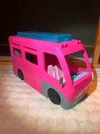 Barbie camper / Barbiecamper met glijbaan compleet & netjes, Ophalen of Verzenden, Zo goed als nieuw