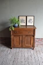Prachtig antiek eiken houten dressoir, commode, meidenkast, Verzenden