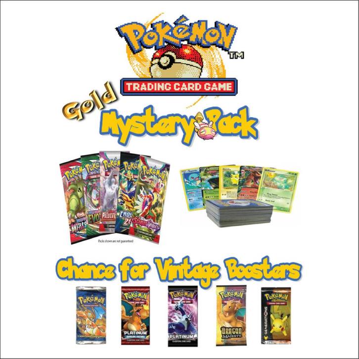 Pokémon TCG Gold Pack (25 Cards - EX/V/GX Guaranteed), Hobby en Vrije tijd, Verzamelkaartspellen | Pokémon, Nieuw, Starterdeck