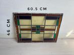 Glas in lood ramen set (6 stuks) - Art Deco, 1930, Ophalen