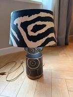 Linnen lampenkap van Gert Snel Interiors, Huis en Inrichting, Lampen | Lampenkappen, Beige, Rond, Ophalen of Verzenden, Zo goed als nieuw