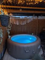 Lay-z-spa Palm Springs opblaasbare jacuzzi, Tuin en Terras, Bubbelbaden en Hottubs, Ophalen, Gebruikt, Filter, Opblaasbaar