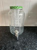 Glazen Drankdispenser met Tapkraan, Huis en Inrichting, Keuken | Keukenbenodigdheden, Ophalen, Zo goed als nieuw