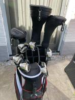 Golfset incl. tas, herenuitvoering, rechts, regenhoes, Sport en Fitness, Golf, Ophalen, Zo goed als nieuw, Tas, Overige merken