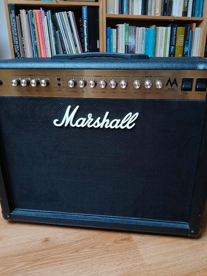 Marshall A50C 50 Watt 1x12 buizen combo, Muziek en Instrumenten, Versterkers | Bas en Gitaar, Gebruikt, Gitaar, 50 tot 100 watt