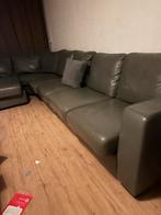 Lederen Hoekbank - Stijlvol en Comfortabel, Ophalen, Gebruikt, 100 tot 125 cm, Hoekbank