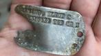 US Dog Tag KIA 99th Division, Ophalen of Verzenden, Landmacht, Amerika, Embleem of Badge