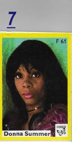 F61 luciferdoosje nr7 filmsterren donna summer, Verzamelen, Rookartikelen, Aanstekers en Luciferdoosjes, Ophalen of Verzenden
