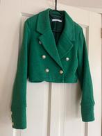 Prachtig groen kort jasje blazer van de Coates maat S, Ophalen of Verzenden, Zo goed als nieuw, Maat 36 (S), Groen