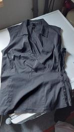 Zwarte overslag blouse, Ophalen of Verzenden, Zo goed als nieuw, Meisje, Overhemd of Blouse