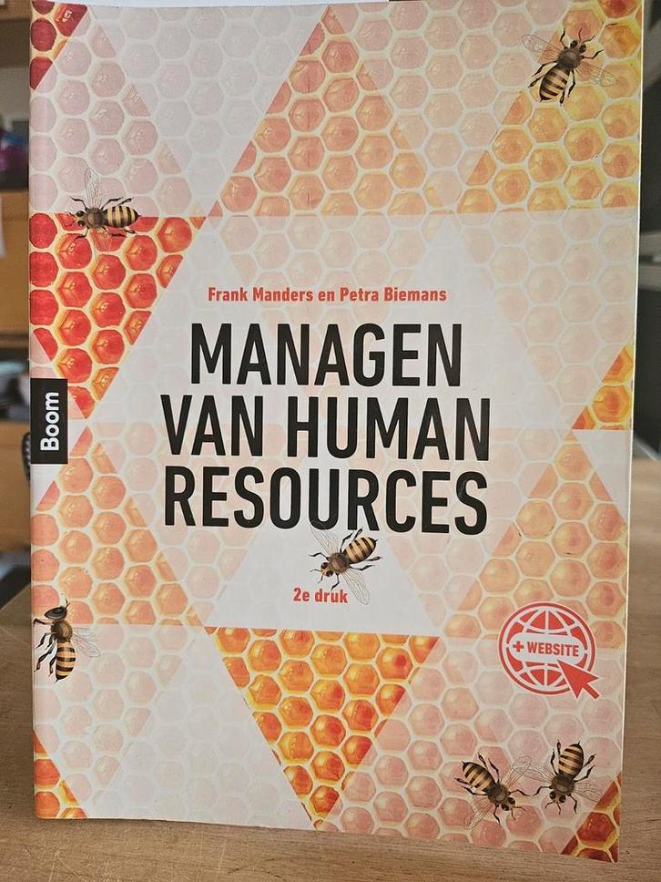 Managen van Human Resources - Manders/Biemans - ZGAN, Boeken, Studieboeken en Cursussen, Zo goed als nieuw, HBO, Gamma, Ophalen of Verzenden
