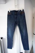 Donkere spijkerbroek stretch skinny Lee maat 29 lengte 33, Zo goed als nieuw, Verzenden, Blauw, Lee