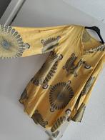Mooie gele tuniek met blauwe Mandala's xl boho Ibiza, Kleding | Dames, Blouses en Tunieken, Ophalen of Verzenden, Zo goed als nieuw
