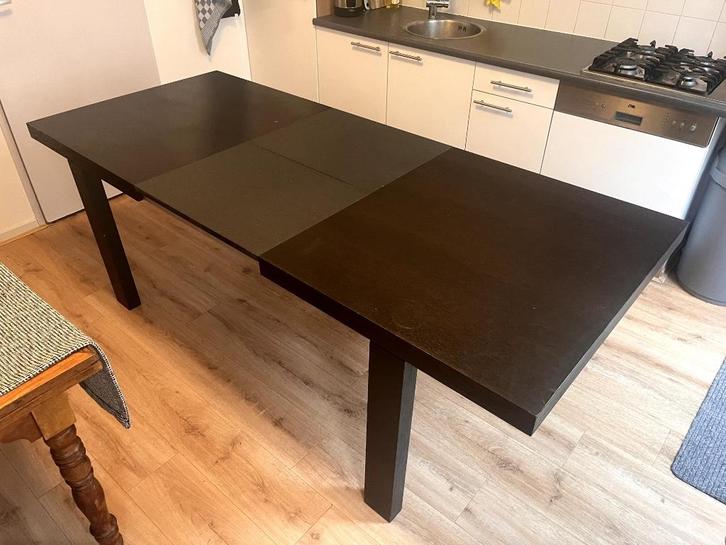 Uitschuifbare tafel ARCO design, Huis en Inrichting, Tafels | Eettafels, Zo goed als nieuw, 50 tot 100 cm, 150 tot 200 cm, Vijf personen of meer