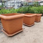 Plantenbakken buiten, Ophalen, Rond, Kunststof, Minder dan 60 cm