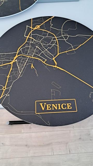 Stadsplattegrond decoratie - Amsterdam, Venetië, Maastricht beschikbaar voor biedingen