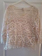 KANTEN TOP MAST L NIEUW ROOM KLEUR, Ophalen of Verzenden, Nieuw, Lange mouw