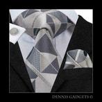 Dennis Gadgets: 100 % zijden stropdas ( 3 delig !! ) DG 3071, Kleding | Heren, Stropdassen, Ophalen of Verzenden, Nieuw, Grijs