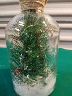 glazen pot met dennetakken, en sneeuw, Ophalen of Verzenden, 'T Olde Gre-j, Info@toldegrej.nl, Endepoelstraat 20f Didam