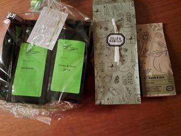 Pakket van 6 zakken losse thee o.a. Dille & Kamille, nieuw beschikbaar voor biedingen