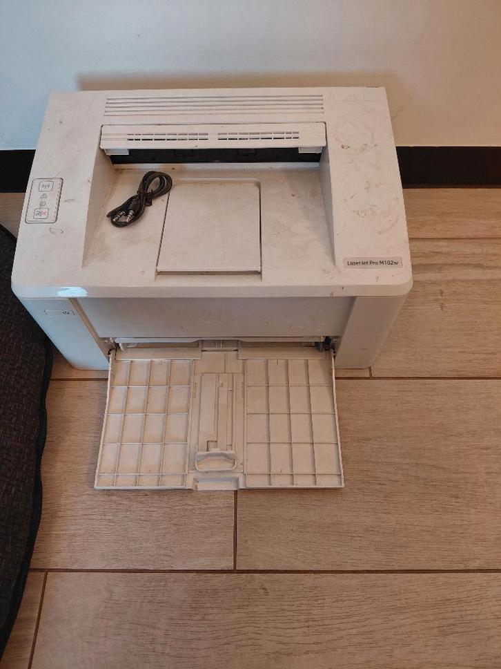Laser jet pro M102w, Computers en Software, Printers, Gebruikt, Printer, Laserprinter, Zwart-en-wit printen, Ophalen