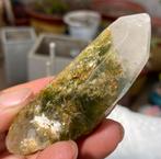 UNIEK Ruwe Lodoliet / Garden Quartz kristalpunt ZELDZAAM, Ophalen of Verzenden, Mineraal