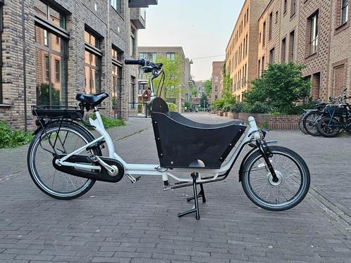 2dehands elektrische Cangoo korte hondenbakfiets, Fietsen en Brommers, Fietsen | Bakfietsen, Zo goed als nieuw, Overige merken