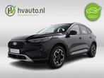 Ford Kuga 2.5 FULLHYBRID FHEV ACTIVE X CVT | Geen Plug-In! |, Gebruikt, Zwart, Leder en Stof, Zwart