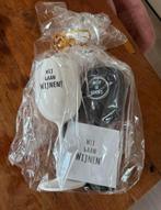 2 champagne glazen wijnglazen hard acryl met onderzetters, Verzamelen, Glas en Borrelglaasjes, Ophalen, Nieuw, Overige typen