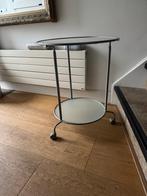 Bijzettafel IKEA 2 x, Minder dan 55 cm, Gebruikt, Metaal of Aluminium, Rond