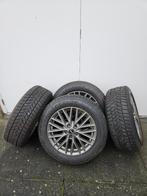 Vier winterbanden op licht metalen velgen Peugeot 3008, Ophalen, Gebruikt, Banden en Velgen, 17 inch