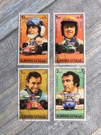 Ajman Postzegels - Formule 1 Coureurs, Ophalen of Verzenden, Gestempeld, Auto's