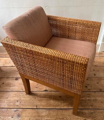 Set van 4 rotan Jan de Bouvrie stoelen beschikbaar voor biedingen