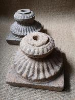 Antieke stenen pilaarvoeten, Ophalen, Gebruikt