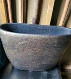 Grote Intratuin Bloempot - Bruin/Zwart/Goud, Ophalen, 40 cm of meer, Zo goed als nieuw, Balkon