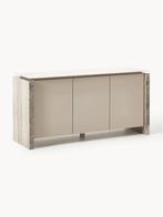 Westwing Dressoir Bruce van marmer en metaal, Ophalen, 100 tot 150 cm, Zo goed als nieuw, Japandi Modern