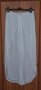 Witte Cream broek - Maat 38 (M), Wit, Cream, Zo goed als nieuw, Lang
