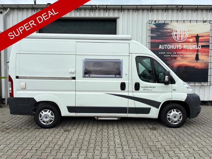 Karmann-Mobil 5,40 vastbed tiny house off grid distributie n, Caravans en Kamperen, Campers, Bedrijf, tot en met 3, Buscamper of Camperbus