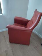 Leren Fauteuil, Huis en Inrichting, Ophalen, Gebruikt, 50 tot 75 cm, Leer