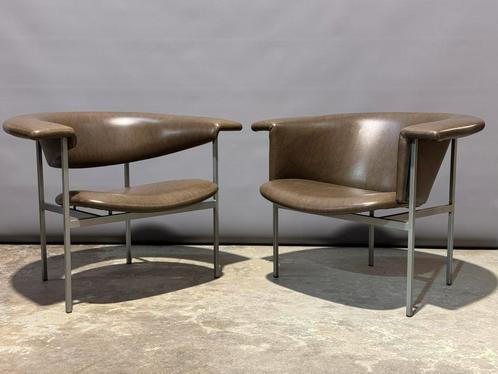 Meander Gamma / Kappa door Rudolf Wolf, Huis en Inrichting, Fauteuils, Zo goed als nieuw, Leer, 50 tot 75 cm, Minder dan 75 cm
